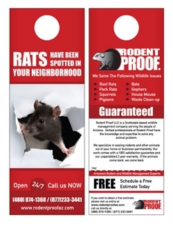 Personalized Custom Door Hangers Printing Services